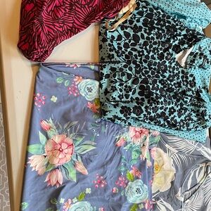 Floral and Patterned Fabric Bundle